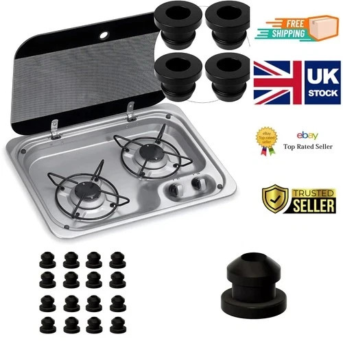 16pc rubber plug grommet - rubber,