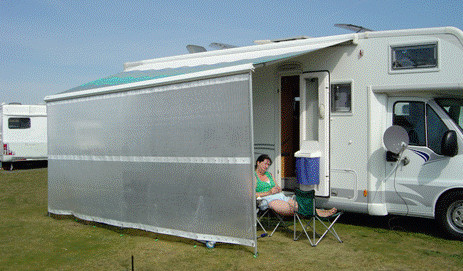 Motorhome awning panel - awning, fit